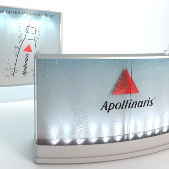Produktvisualisierung - Apollinares-Wasserbar
